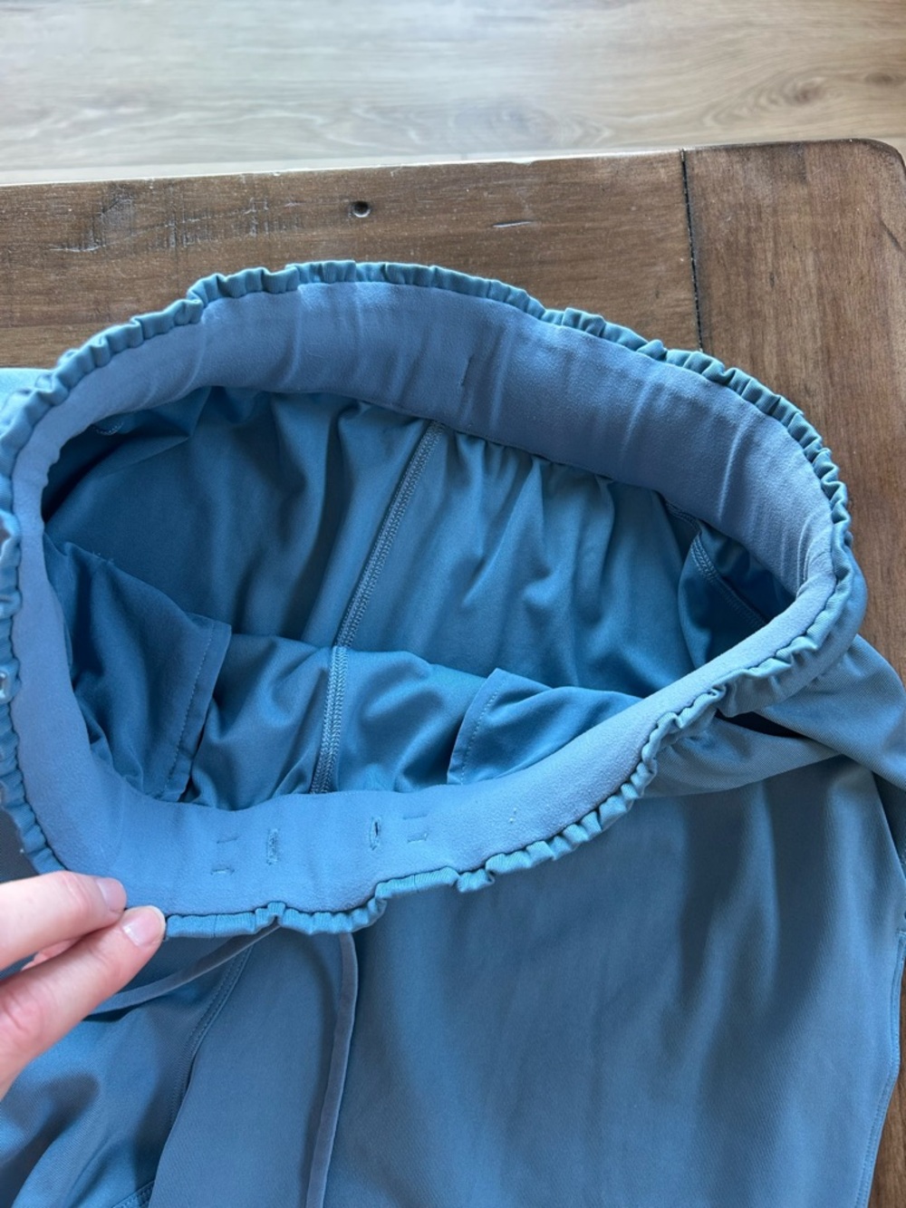 Lululemon Stretch Pull On High Rise Blue Jogger Pants 6 - Picture 7 of 12